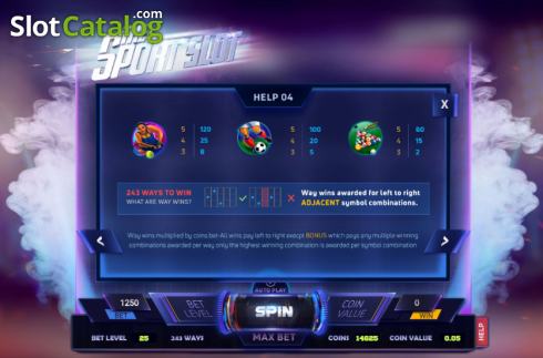 Скрин9. Sport Slot слот