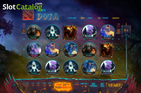 Скрин2. Dota Slot слот