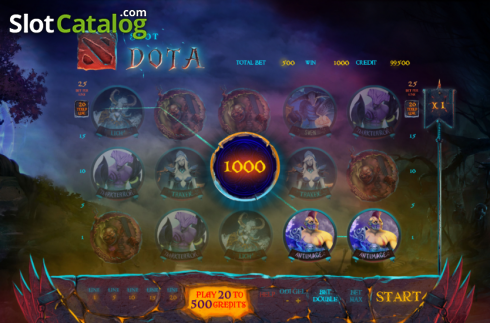 Скрин3. Dota Slot слот