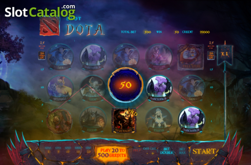 Скрин4. Dota Slot слот