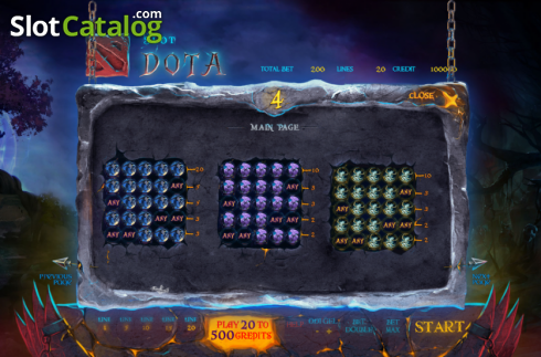 Скрин8. Dota Slot слот