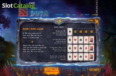 Скрин9. Dota Slot слот