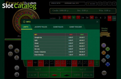 Скрин5. Virtual Classic Roulette слот