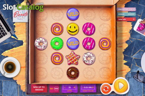 Скрин2. Donut City (Smartsoft Gaming) слот