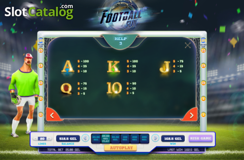 Скрин7. Football Slot (Smartsoft Gaming) слот