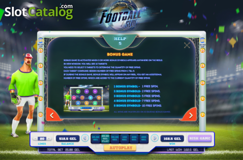 Скрин9. Football Slot (Smartsoft Gaming) слот