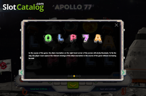 Скрин9. Apollo 77 слот