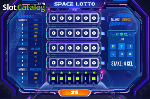 Скрин2. Space Lotto слот