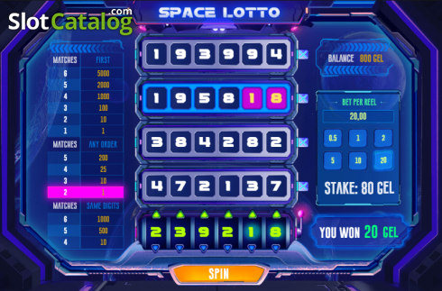 Скрин4. Space Lotto слот