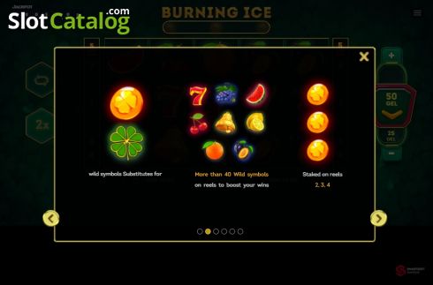 Скрин7. Burning Ice (Smartsoft Gaming) слот