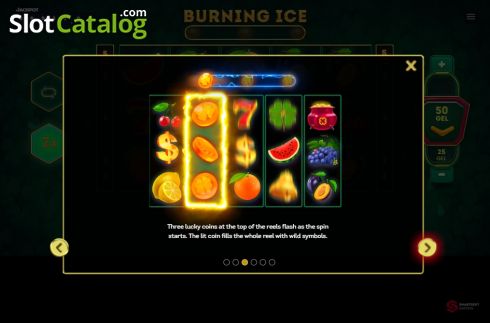 Скрин8. Burning Ice (Smartsoft Gaming) слот