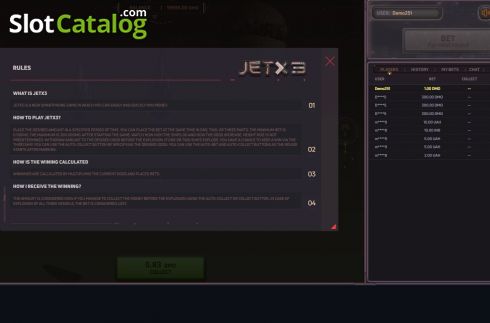 Скрин6. JetX3 слот