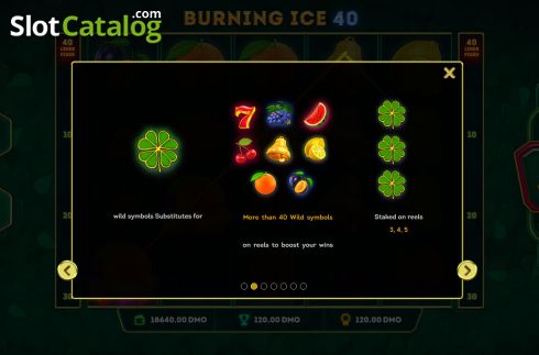 Скрин6. Burning Ice 40 слот