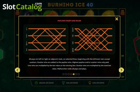 Скрин9. Burning Ice 40 слот