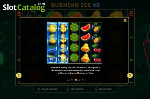 Скрин7. Burning Ice 40 слот