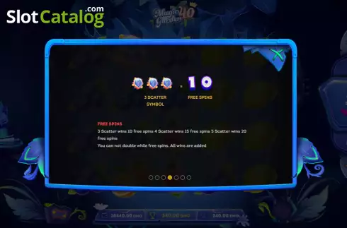 Скрин8. Magic Garden 40 слот