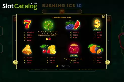 Скрин8. Burning Ice 10 слот