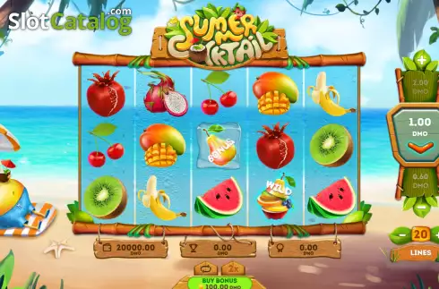 Скрин2. Summer Cocktail слот