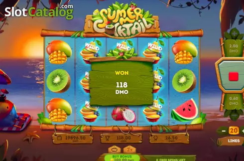 Скрин9. Summer Cocktail слот