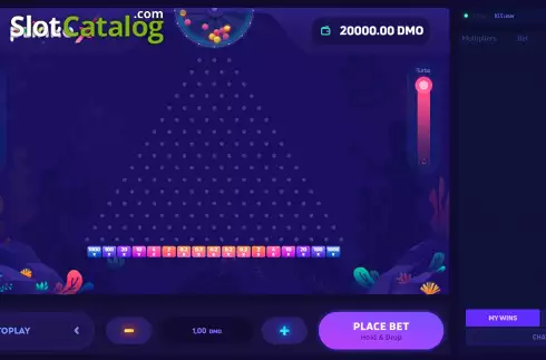 Скрин2. Plinko X слот