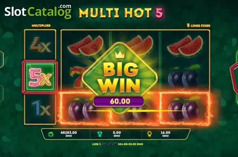 Скрин5. Multi Hot 5 слот