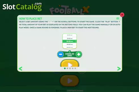 Скрин7. Football X слот