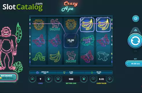 Скрин3. Crazy Ape слот