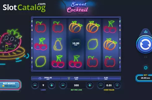 Скрин3. Sweet Cocktail слот
