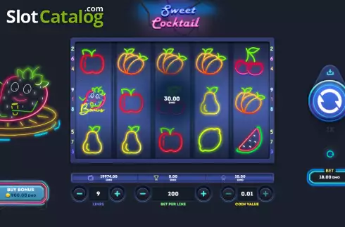 Скрин4. Sweet Cocktail слот
