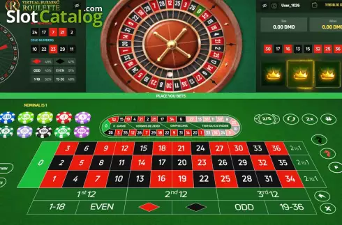 Скрин2. Virtual Burning Roulette слот