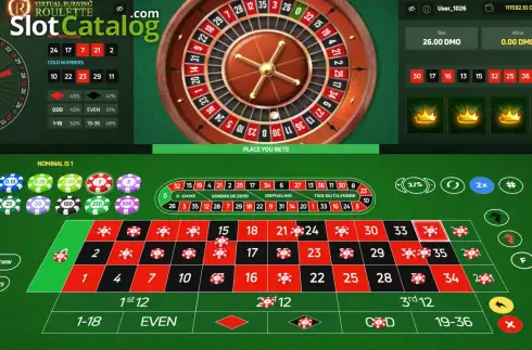 Скрин3. Virtual Burning Roulette слот