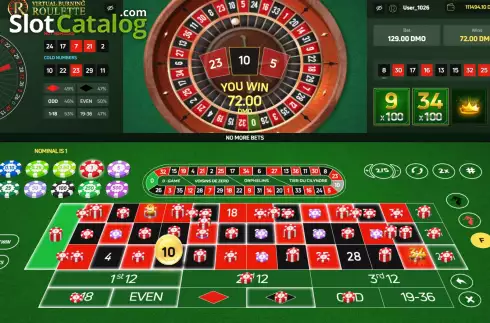 Скрин5. Virtual Burning Roulette слот