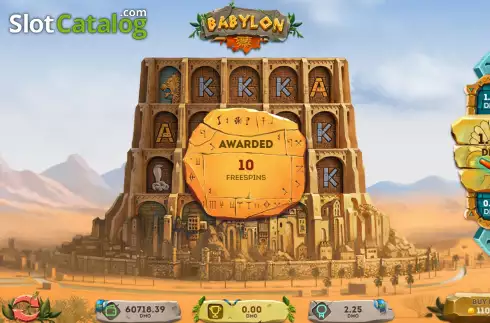 Скрин6. Babylon слот