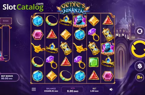 Скрин2. Genie's Bonanza слот