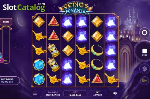 Скрин3. Genie's Bonanza слот