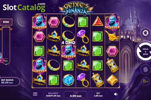 Скрин6. Genie's Bonanza слот