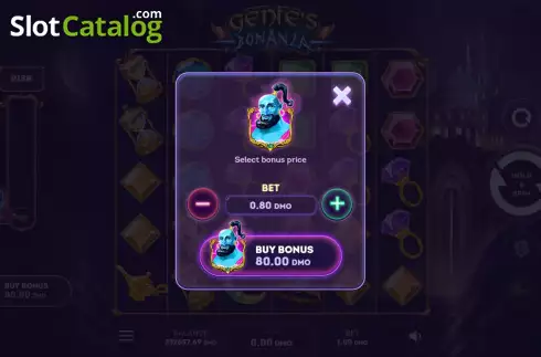 Скрин5. Genie's Bonanza слот