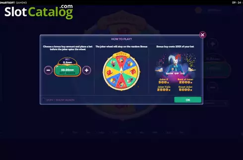 Скрин2. Joker's 4 Bonuses слот
