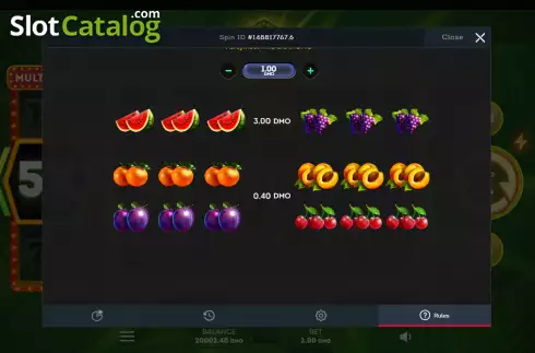 Скрин7. Multi Hot Ways слот
