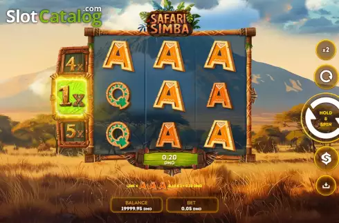 Скрин3. Safari Simba слот