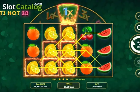 Скрин3. Multi Hot 20 слот