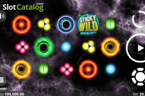 Скрин2. Stellar Portals слот