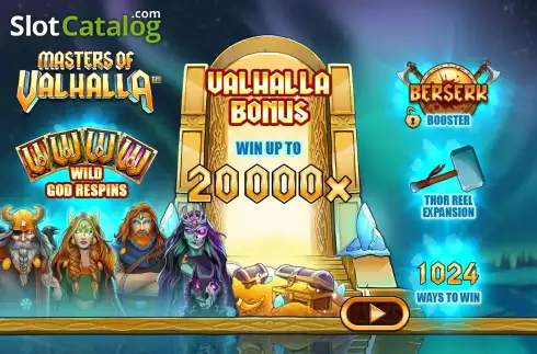 Скрин2. Masters Of Valhalla слот