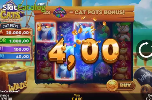 Скрин5. Cats of the Caribbean слот