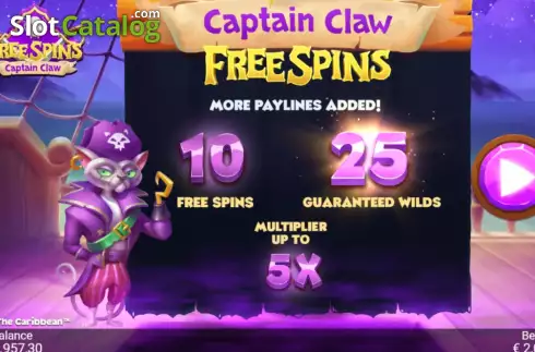 Скрин8. Cats of the Caribbean слот