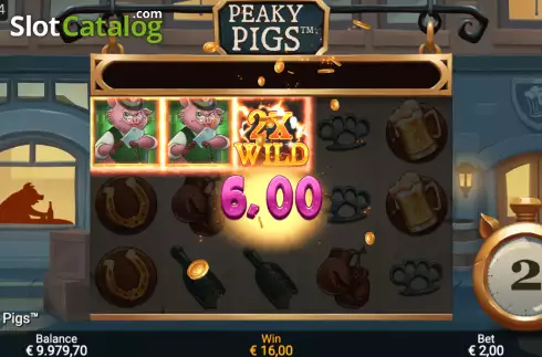 Скрин6. Peaky Pigs слот