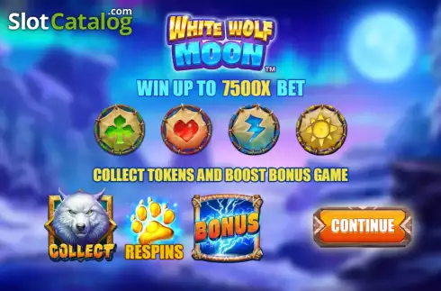 Скрин2. White Wolf Moon слот