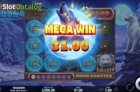 Скрин6. White Wolf Moon слот