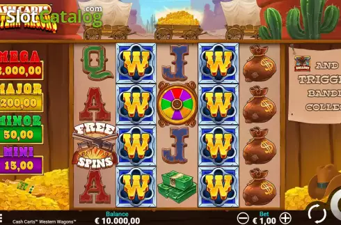 Скрин3. Cash Carts Western Wagons слот