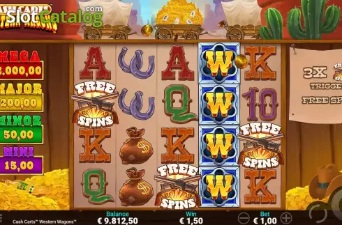 Скрин8. Cash Carts Western Wagons слот